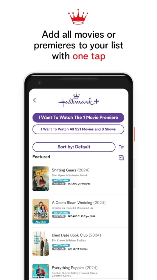 Hallmark Movie Checklist Screenshot 2