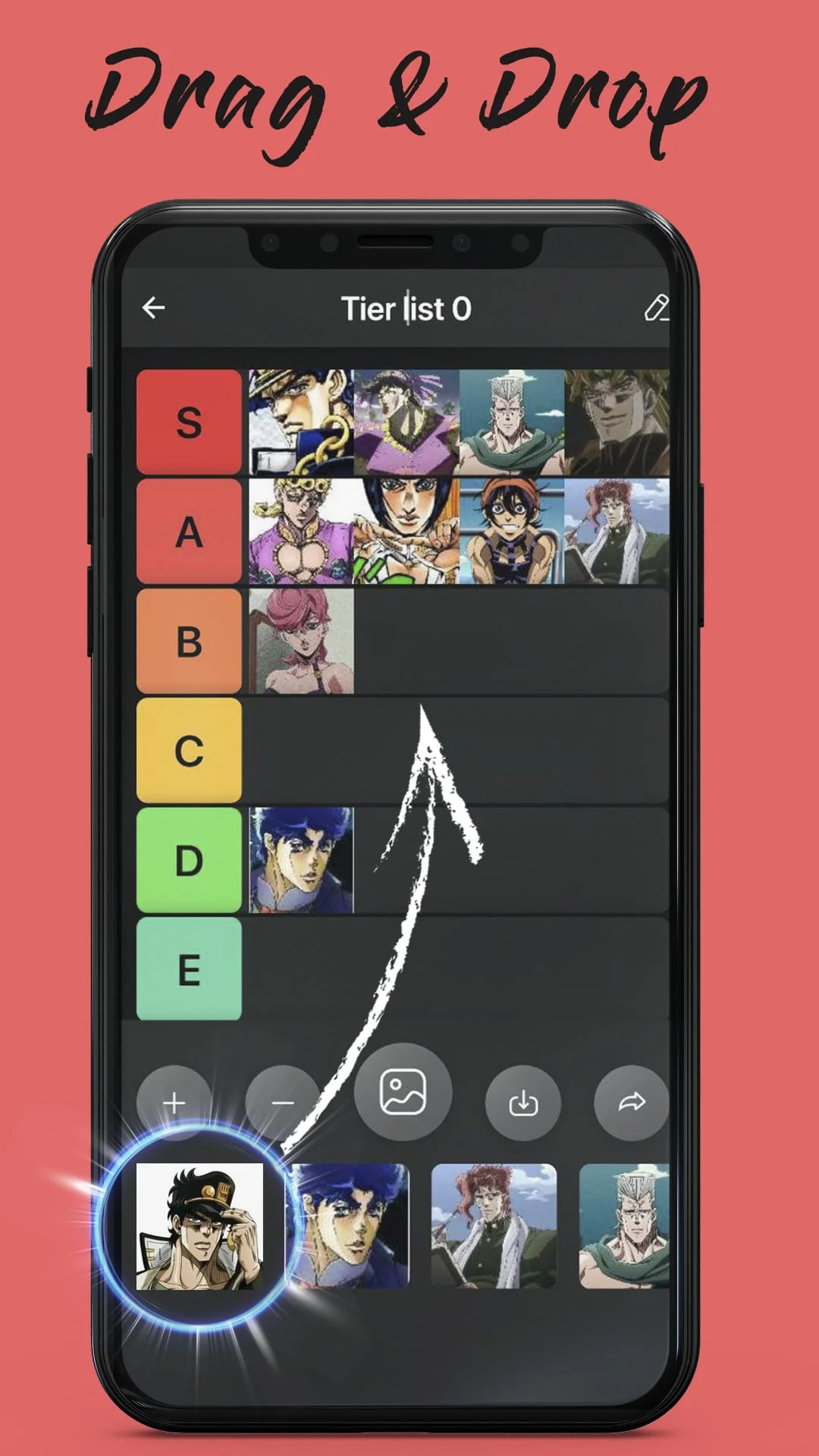 Tier List - make ranking board Screenshot 1