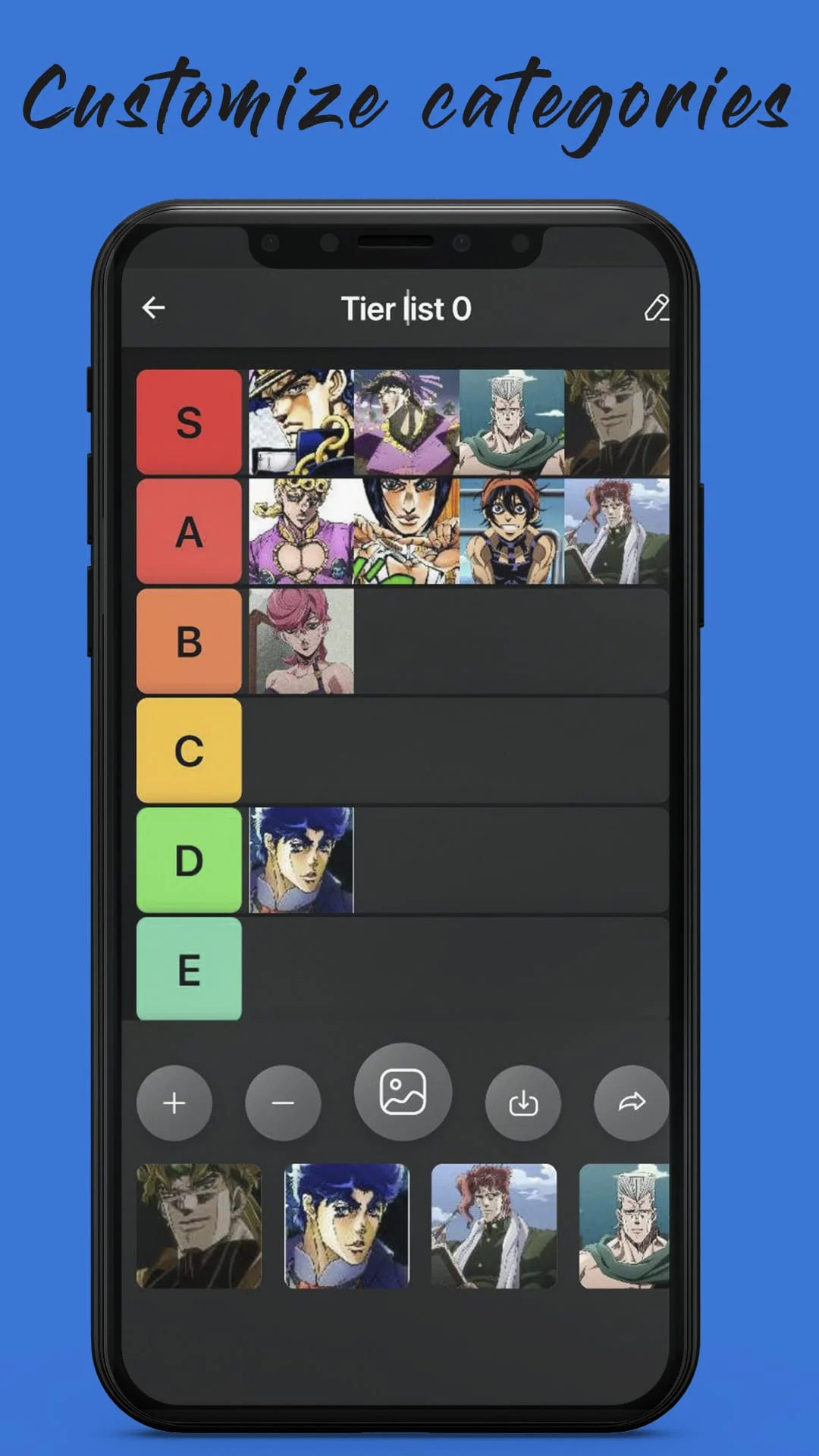 Tier List - make ranking board Screenshot 2
