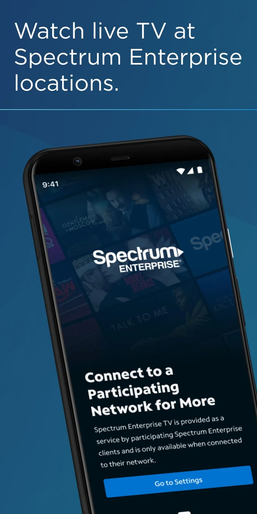 Spectrum Enterprise TV Screenshot 1