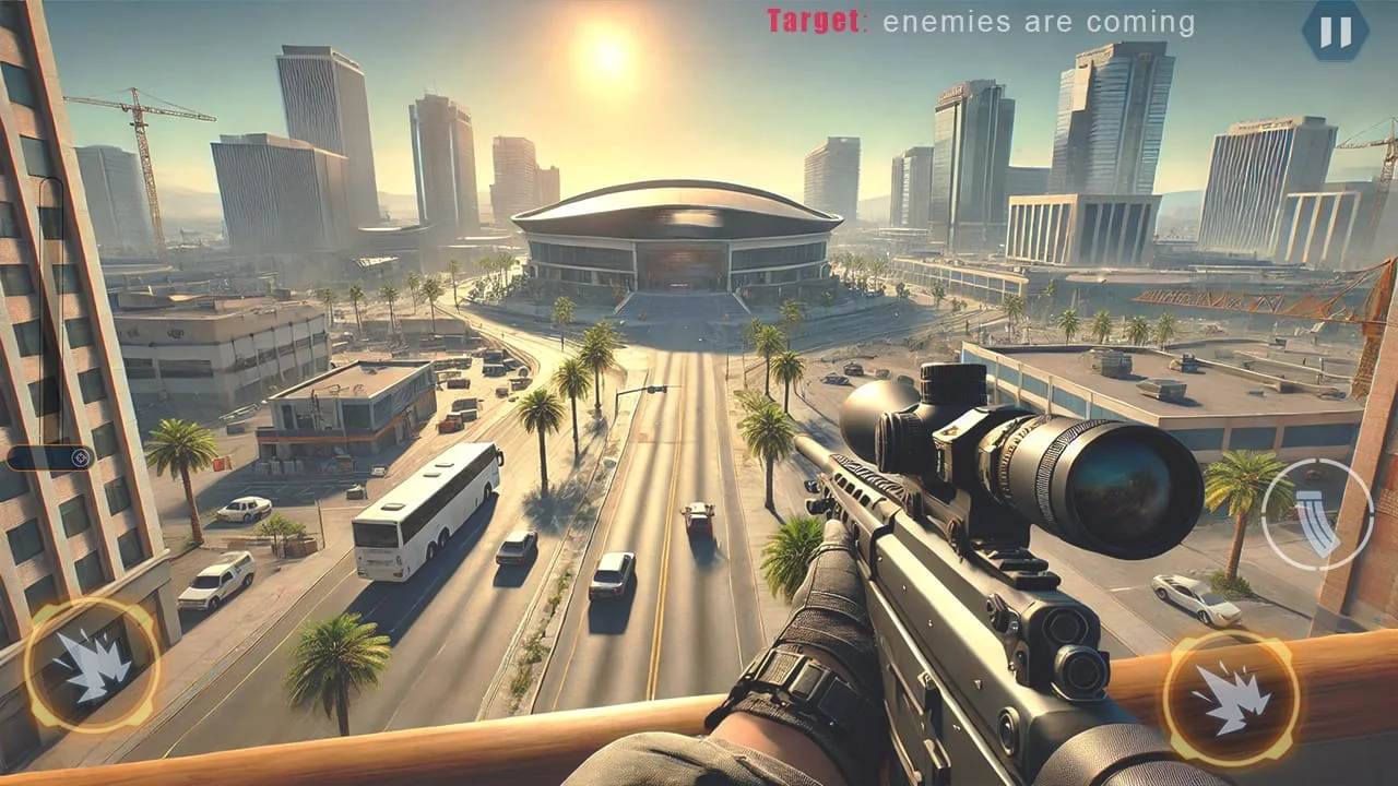 Sniper 3D Strike Fury Shooter Screenshot 1