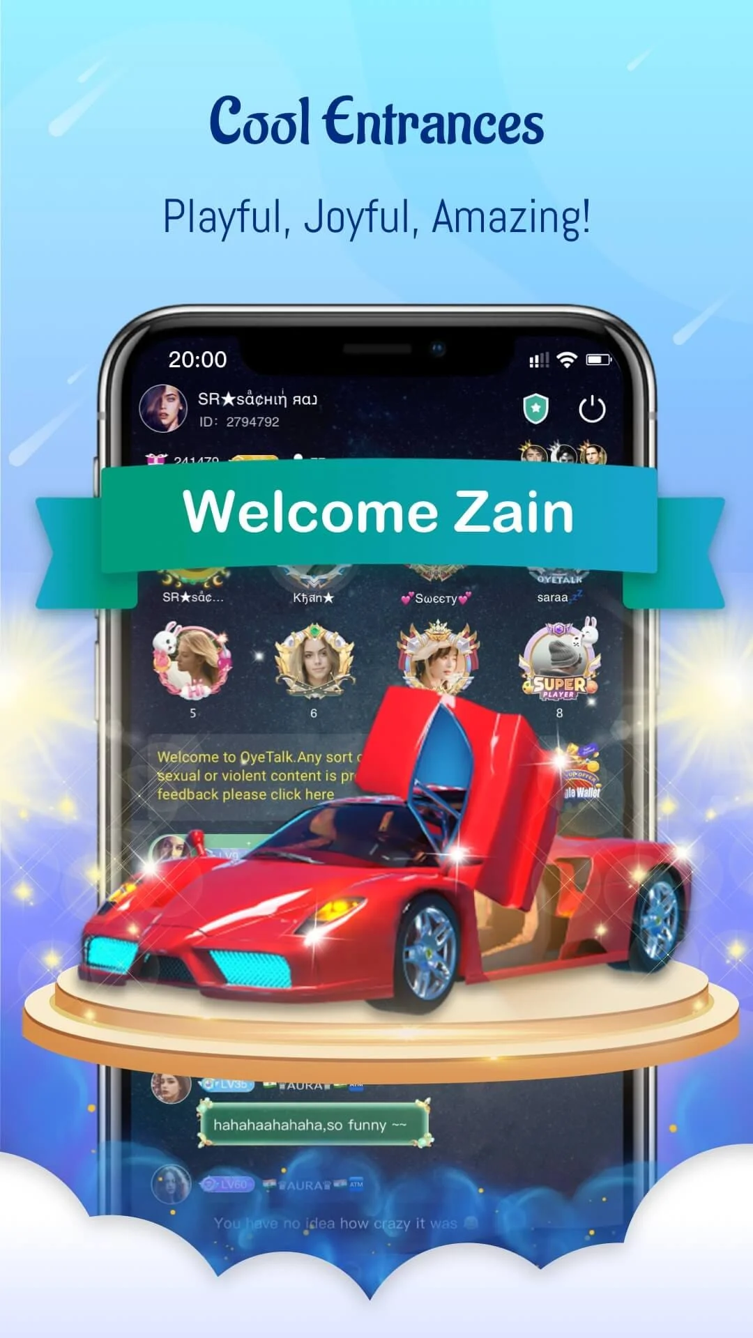 OyeTalk - Live Voice Chat Room Screenshot 2