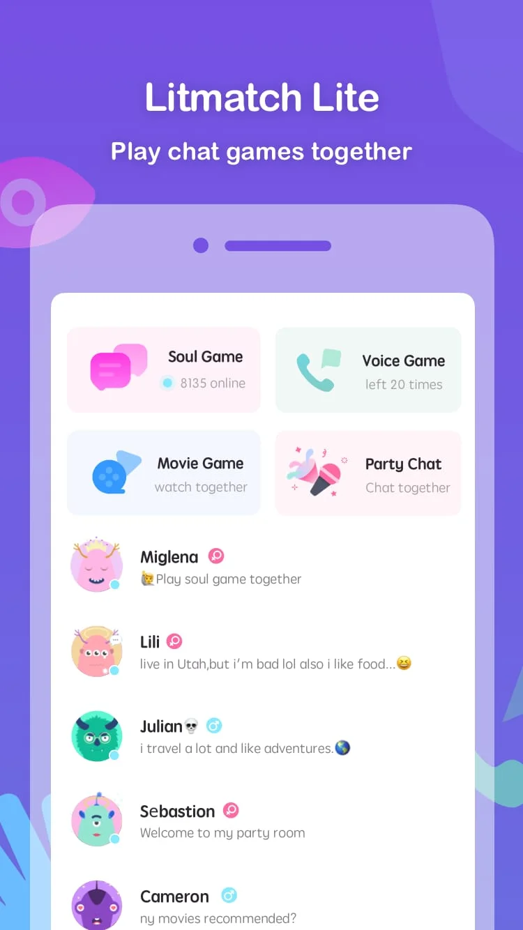 Litmatch Lite Screenshot 1