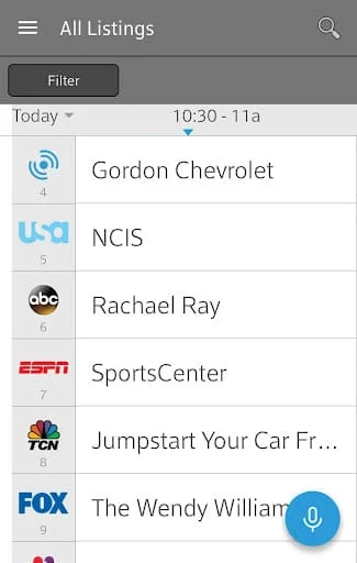 XFINITY TV Remote Screenshot 1