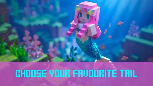 Mermaid for Minecraft PE MOD Screenshot 1