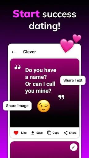 Pickup Lines - Flirt Messages Screenshot 1