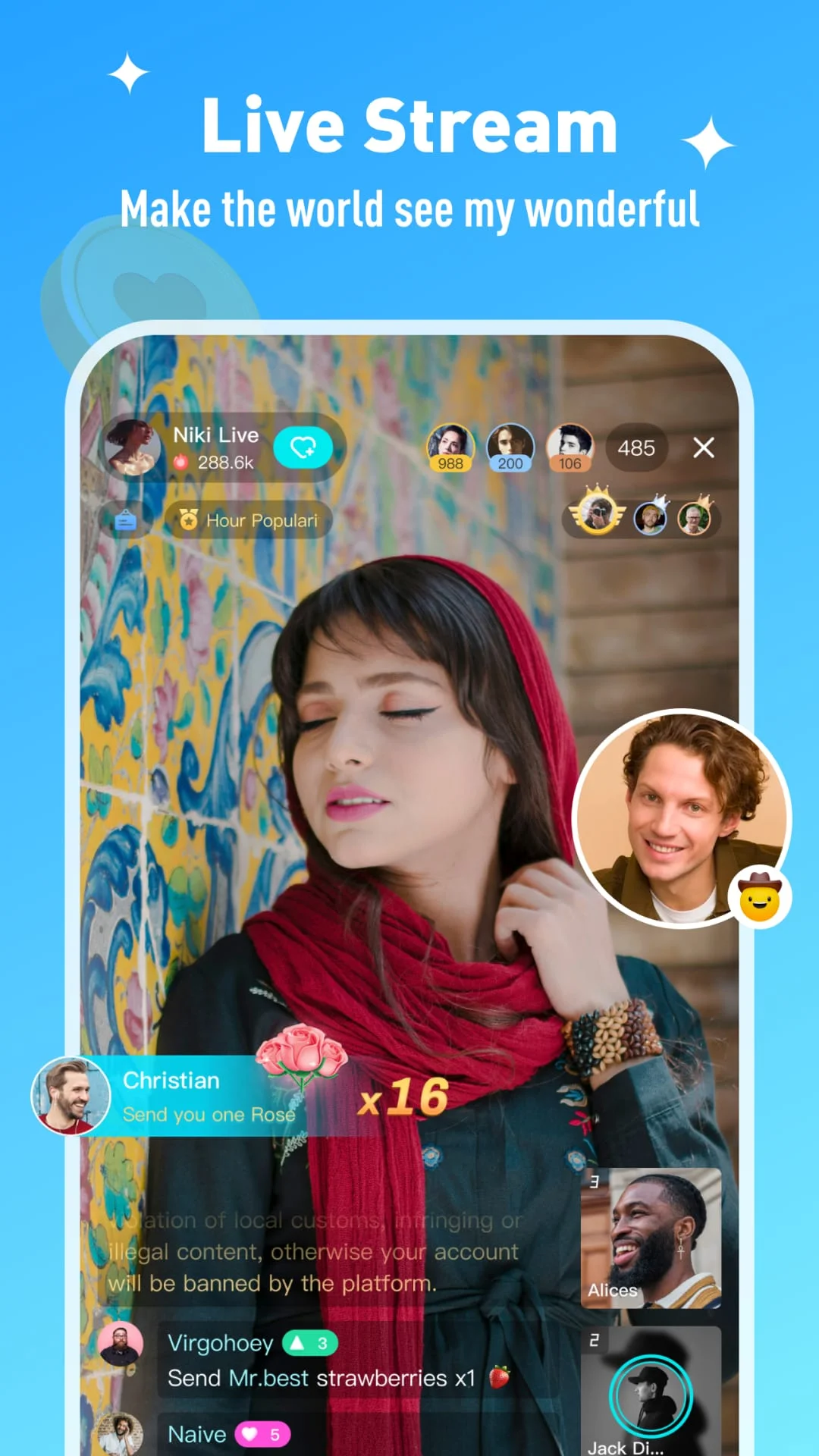 Niki Live - Live Party & Club Screenshot 2