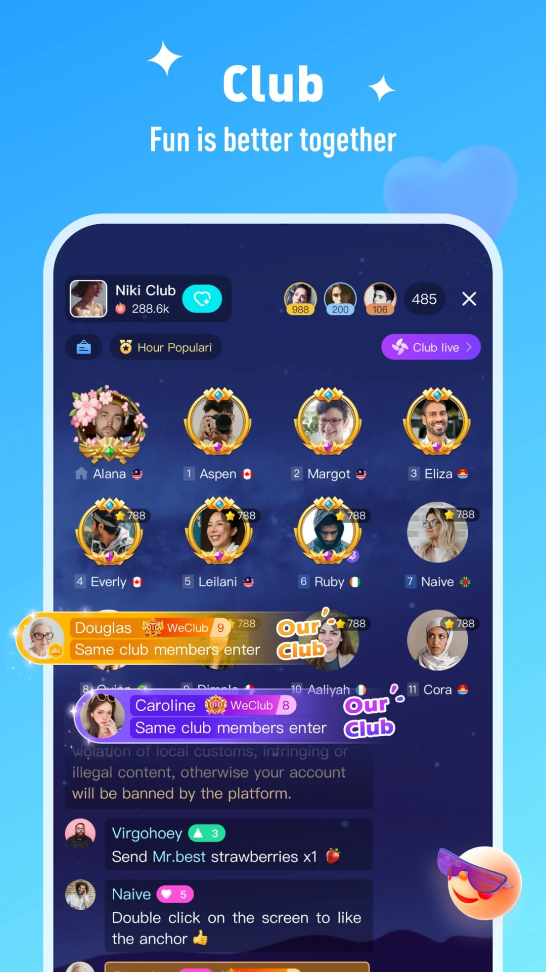 Niki Live - Live Party & Club Screenshot 3