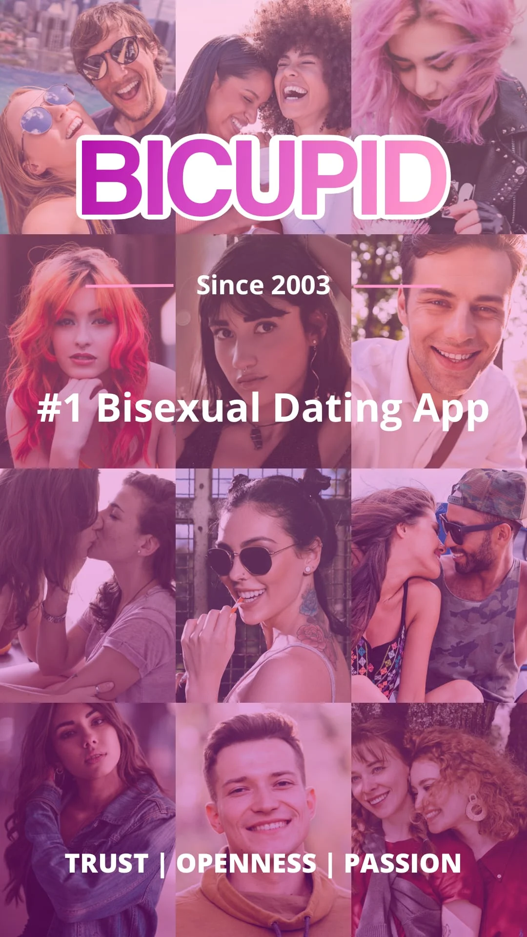 BiCupid: Date Singles, Couples Screenshot 1