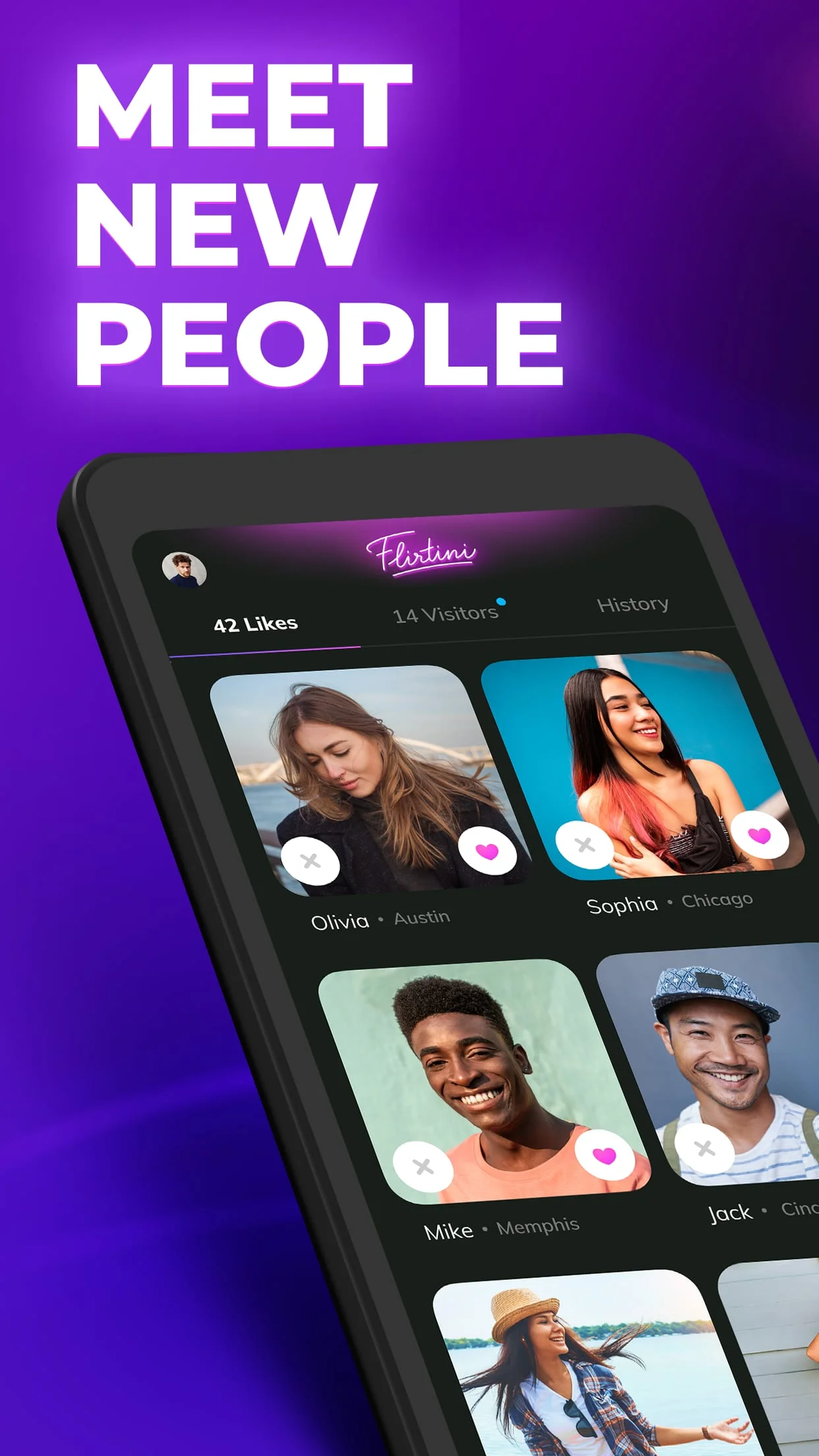 Flirtini - Chat, Flirt, Date Screenshot 1