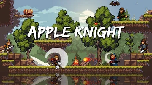 Apple Knight Action Platformer Screenshot 1
