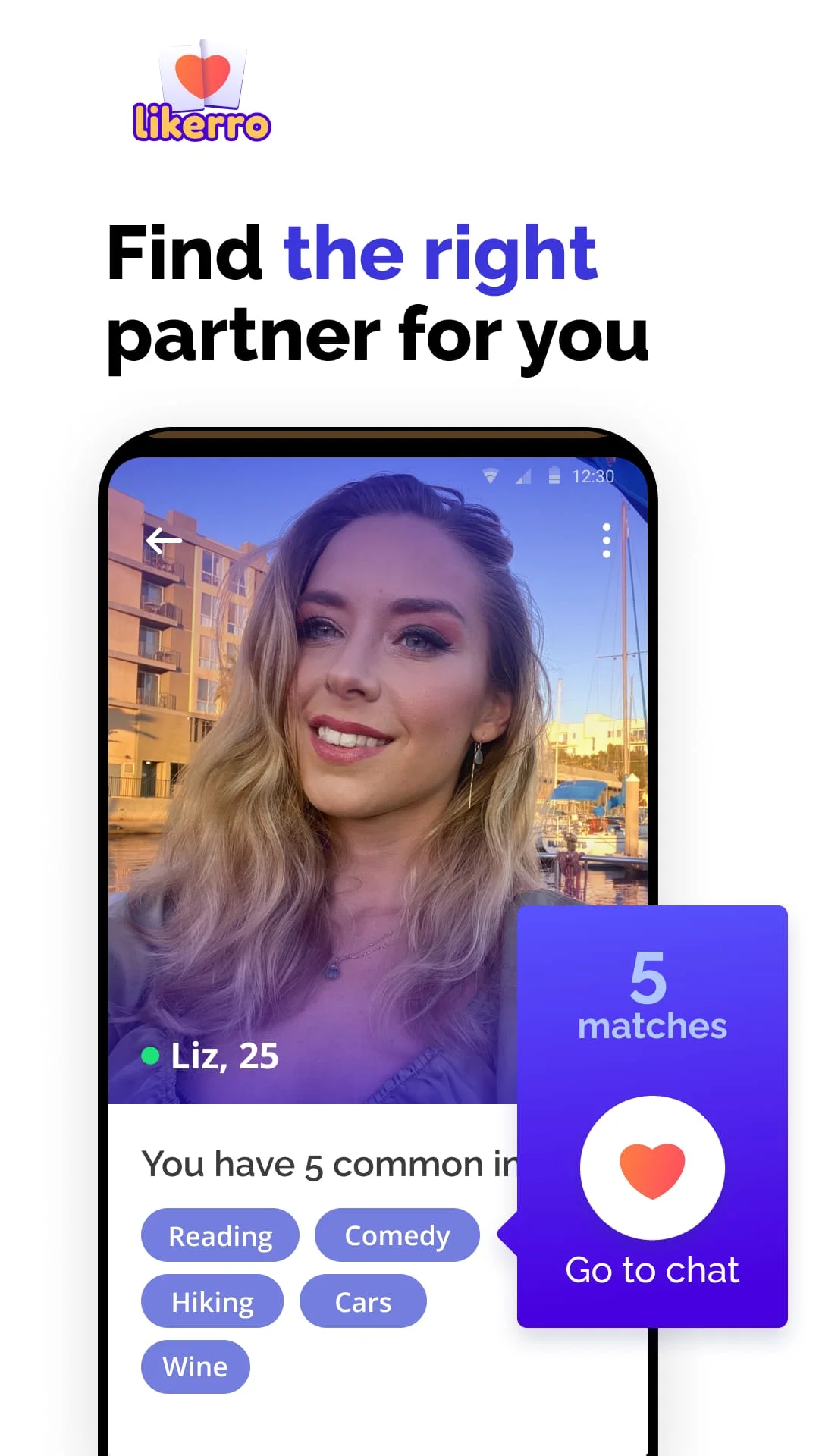 Dating and chat - Likerro Screenshot 3
