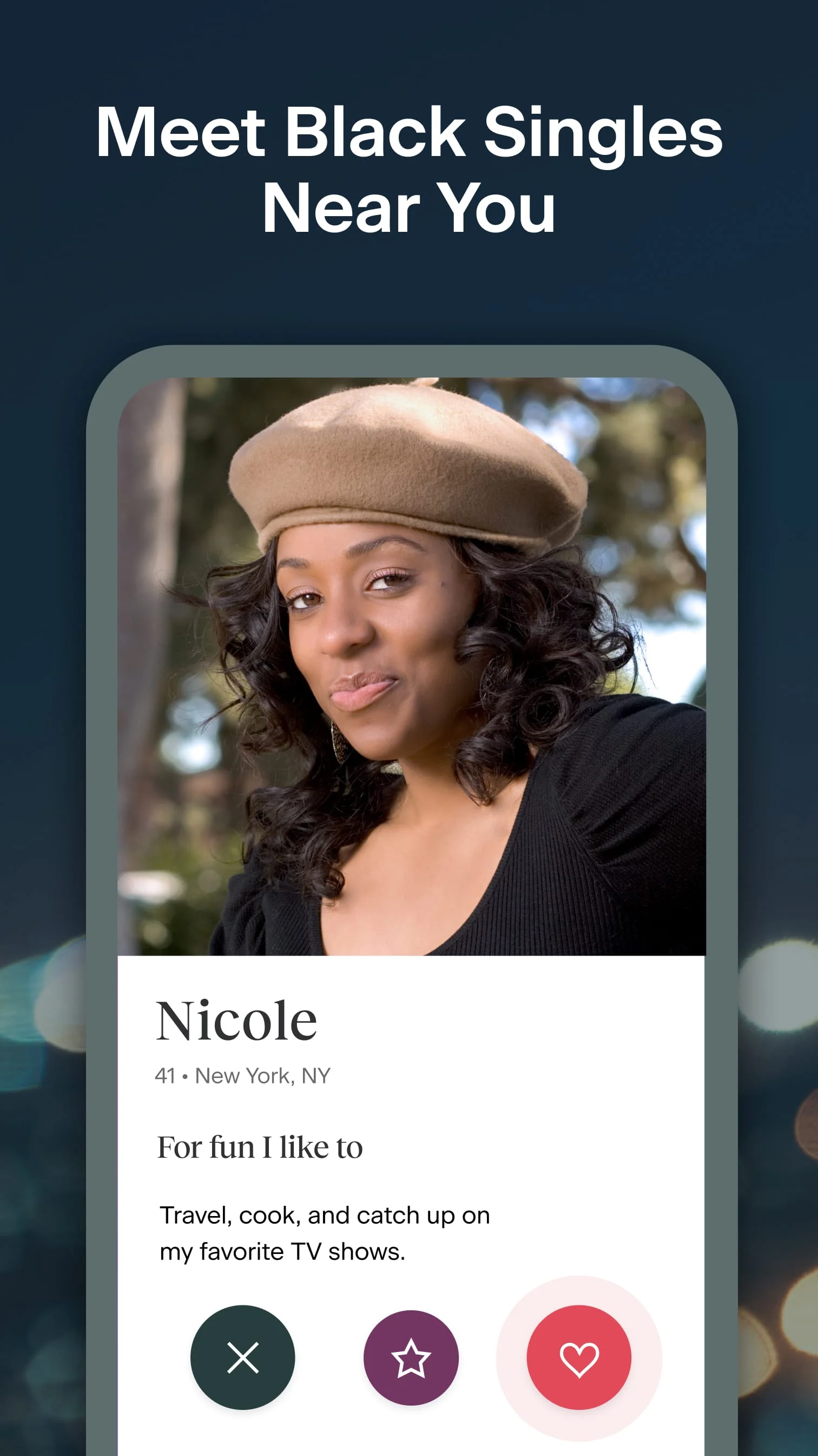 Black People Meet Singles Date Screenshot 1