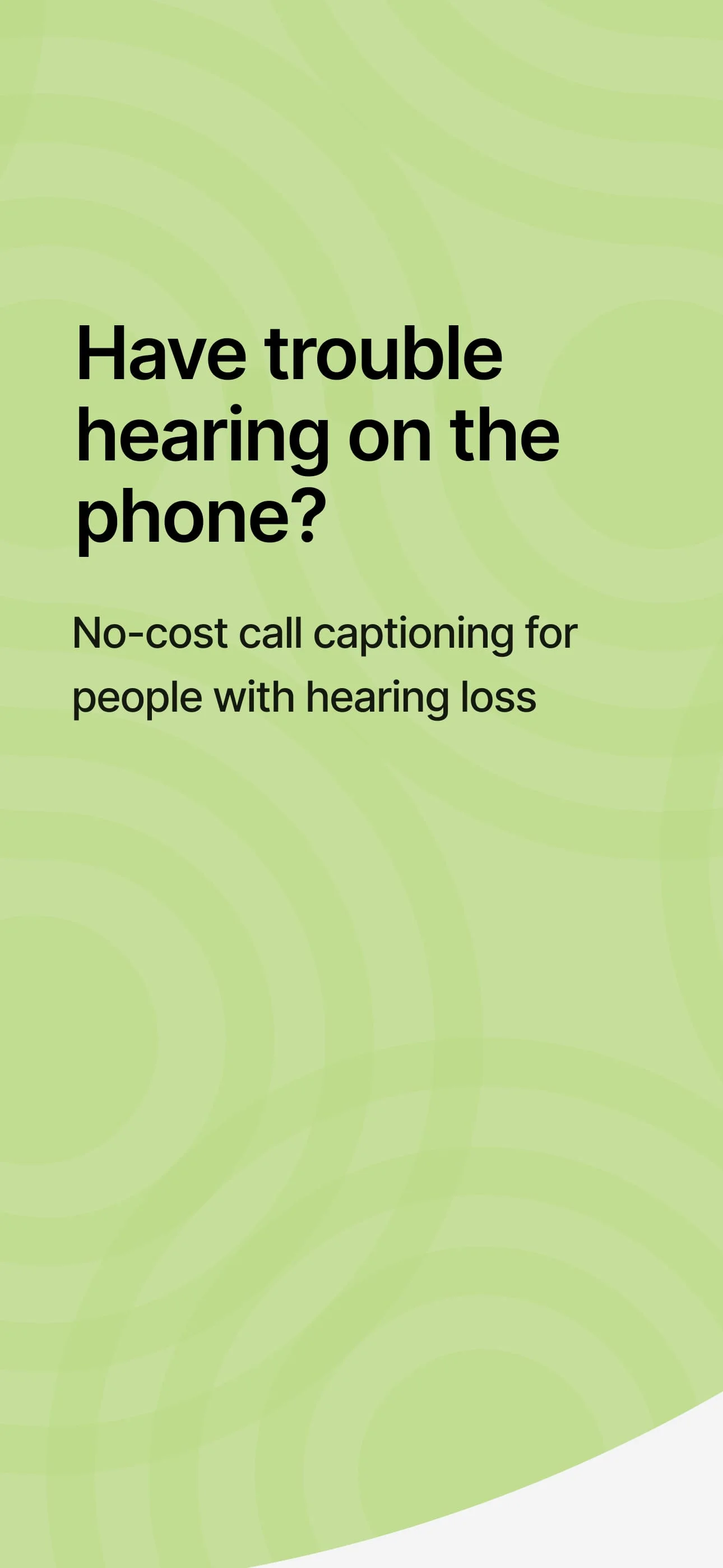 CaptionCall Screenshot 1