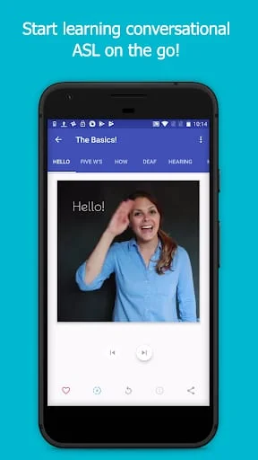 The ASL App Screenshot 1