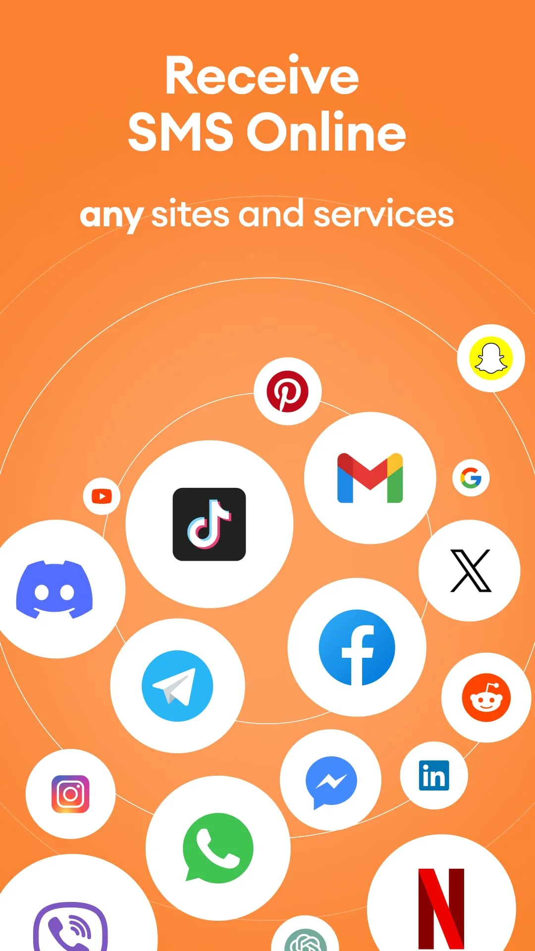 Temp Number - Receive SMS Screenshot 2