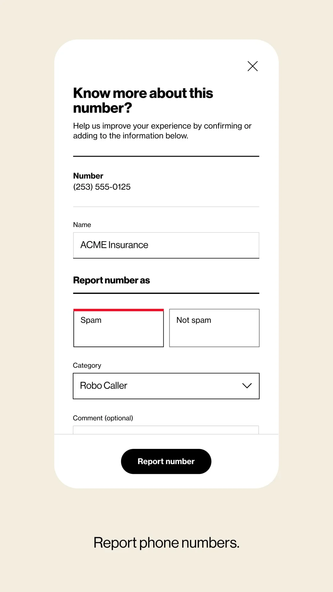 Verizon Call Filter Screenshot 4