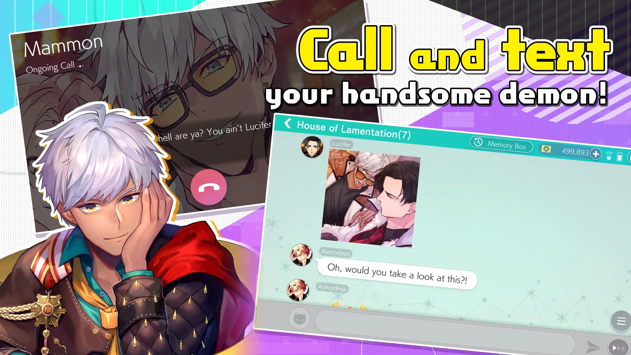Obey Me! Anime Otome Sim Game Screenshot 1