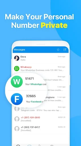 2nd Phone Number: Text & Call Screenshot 2