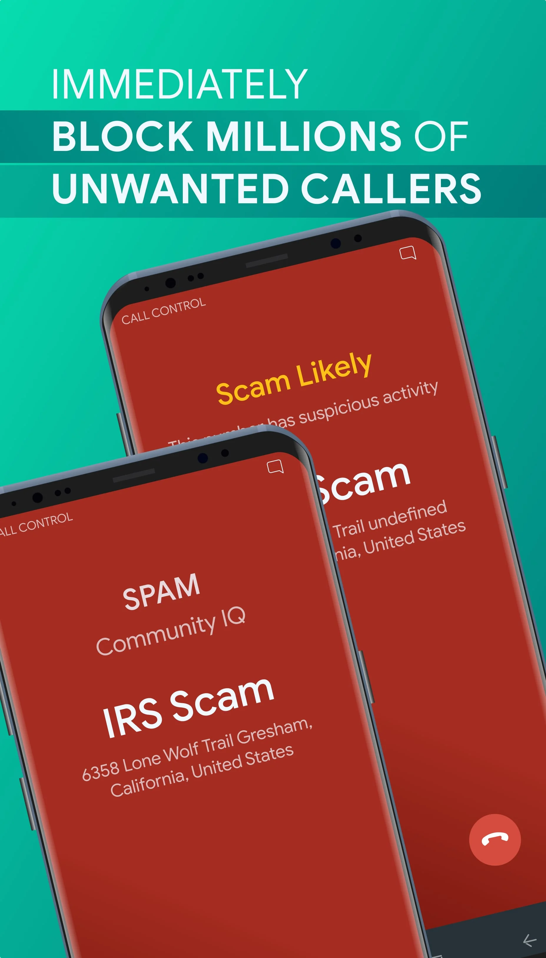Call Control. Call Blocker Screenshot 2