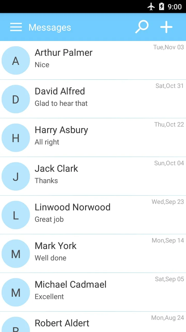 SMS text messaging Screenshot 3