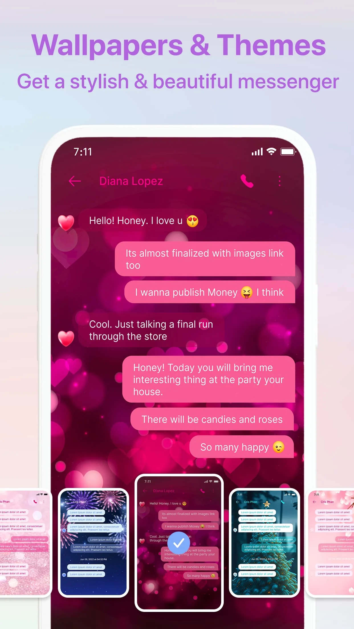 Messenger - SMS Messages Screenshot 2