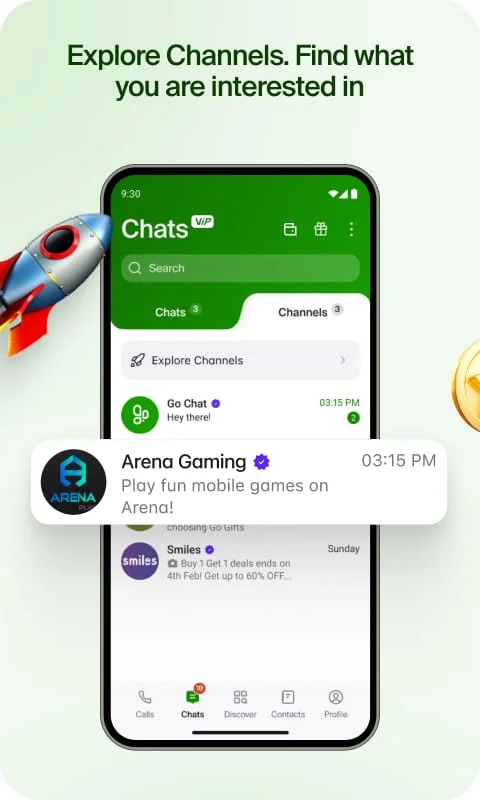 GoChat Messenger: Video Calls Screenshot 4