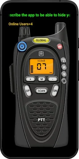 Online Walkie Talkie Pro PTT Screenshot 1