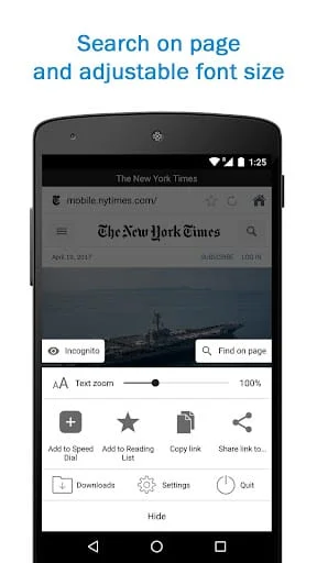 Smart Search & Web Browser Screenshot 2
