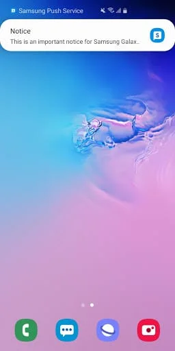 Samsung Push Service Screenshot 2