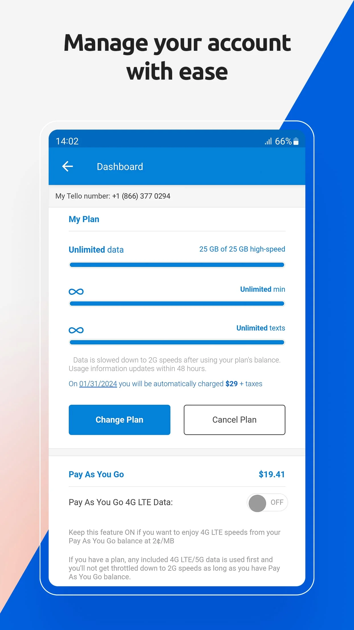 My Tello Screenshot 3