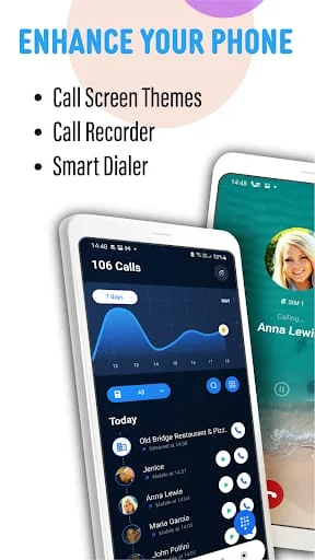 Phone Dialer: Contacts & Calls Screenshot 2