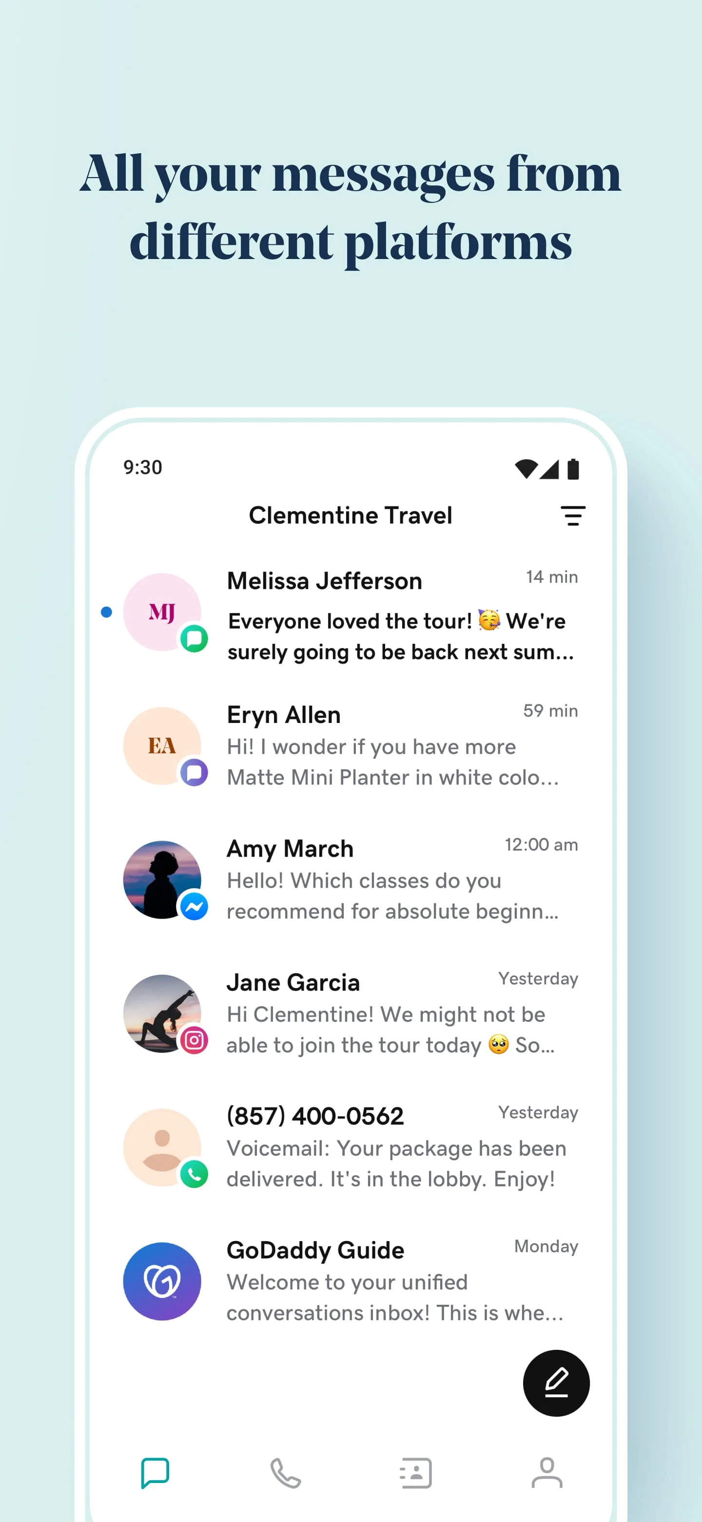 GoDaddy Conversations Screenshot 3