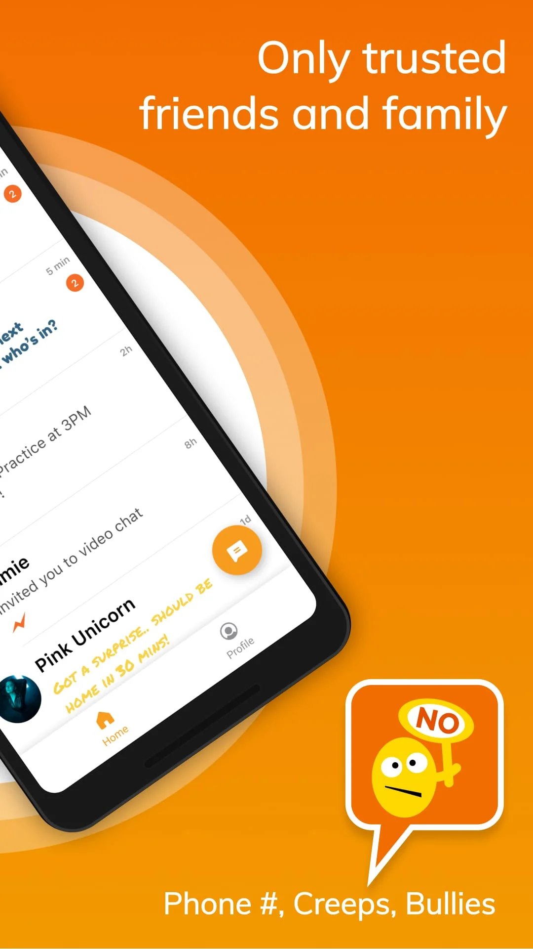 Stars Messenger Kids Safe Chat Screenshot 2