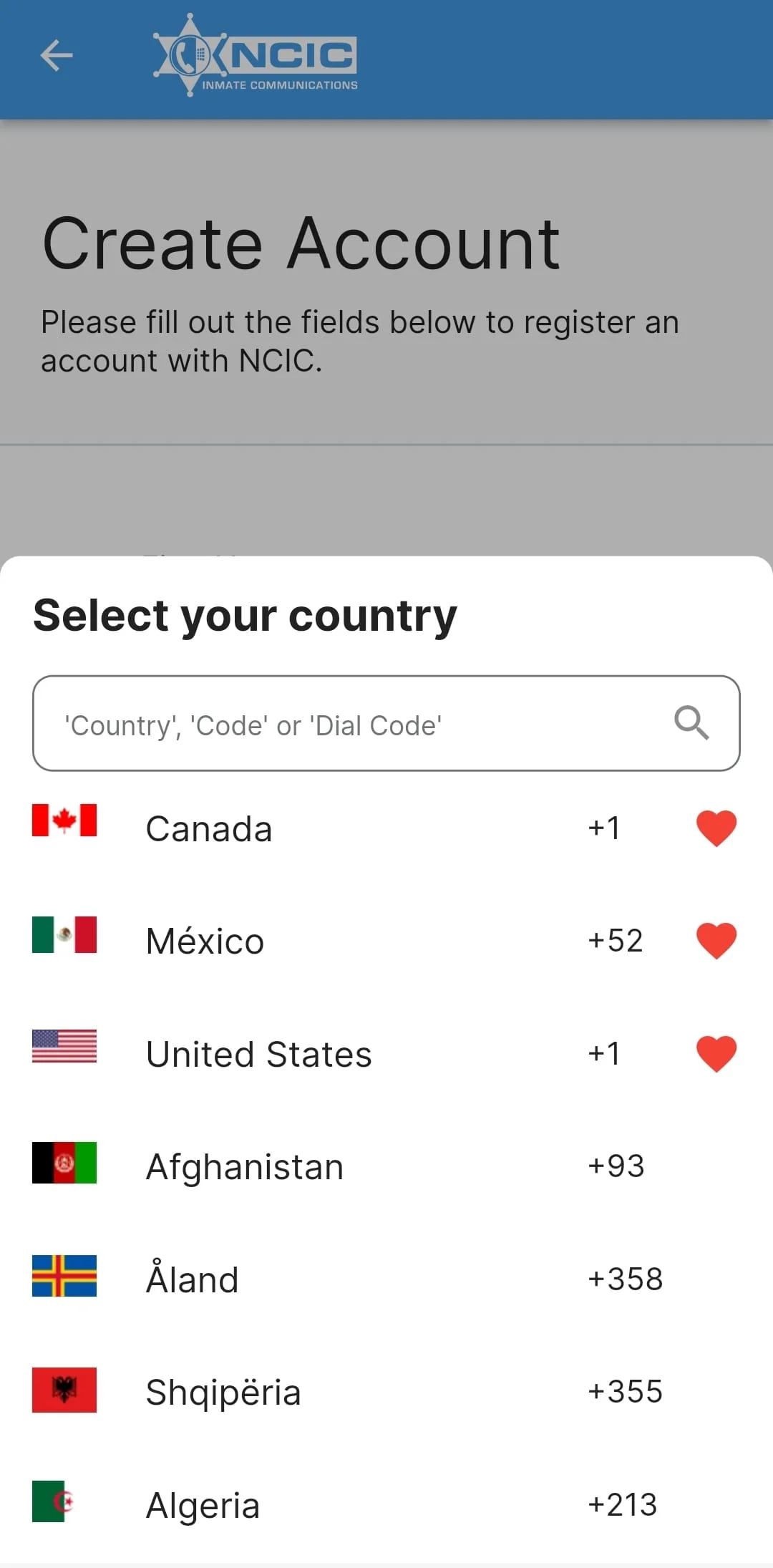 NCIC Mobile Video Visitation Screenshot 1