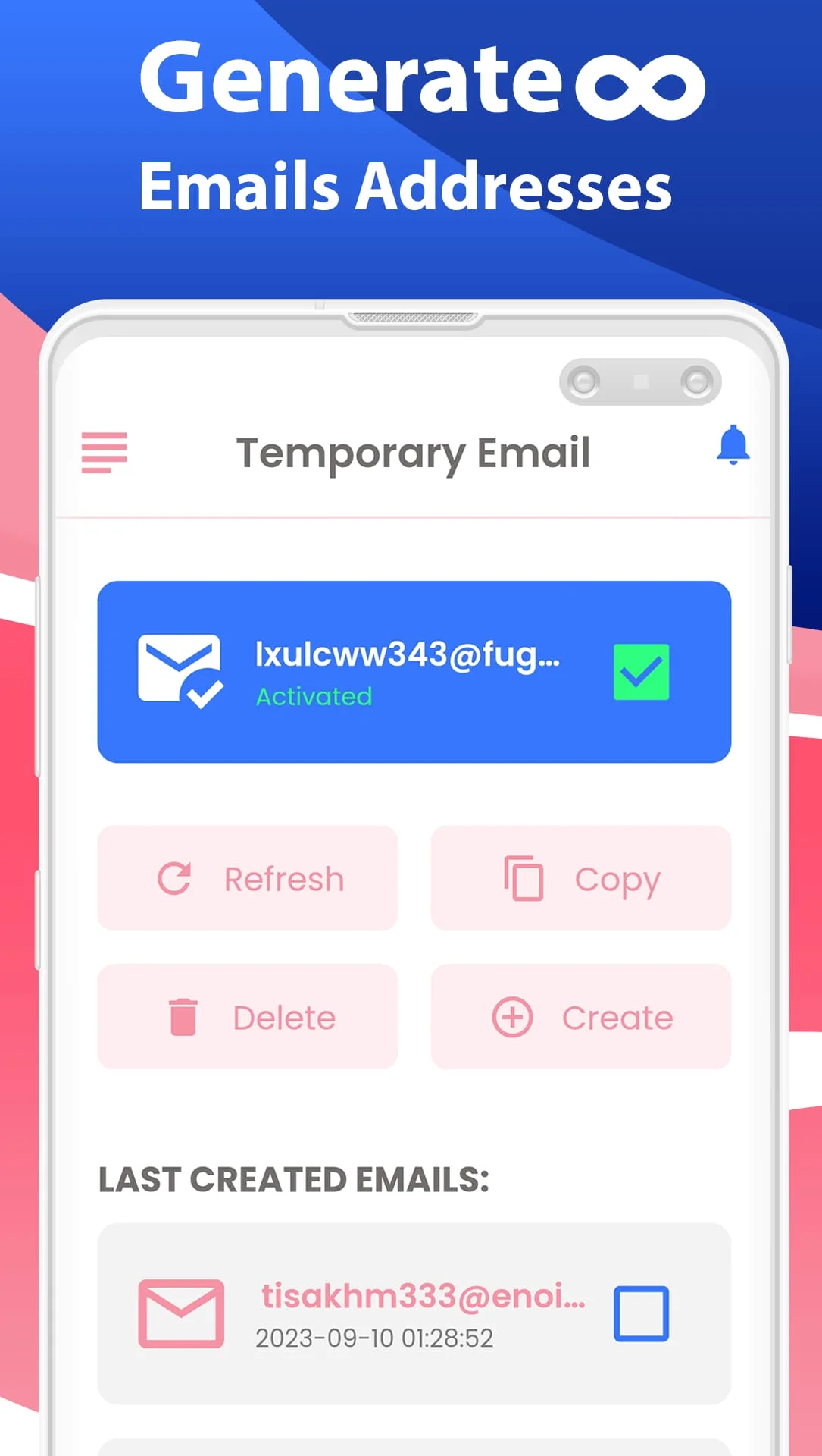 Temporary Email Generator Screenshot 3