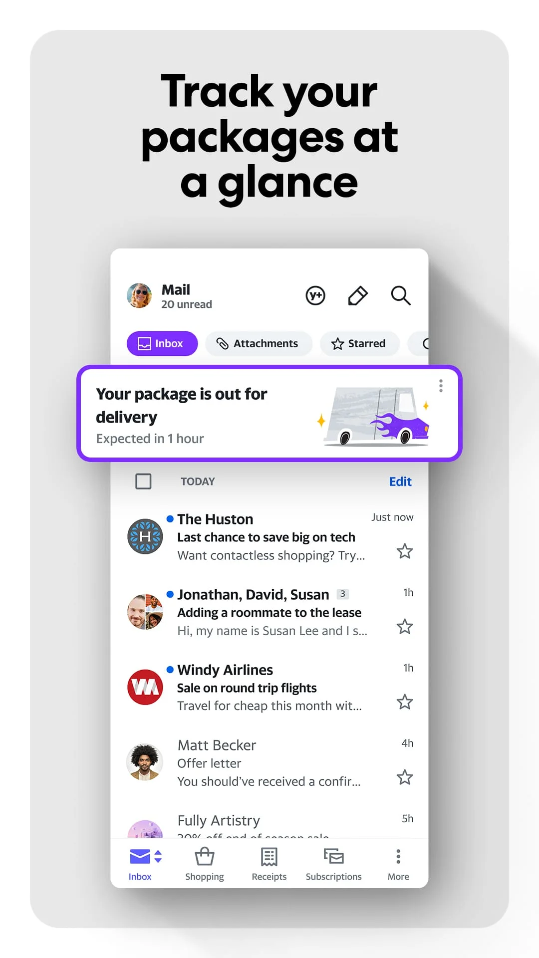 Yahoo Mail Screenshot 2