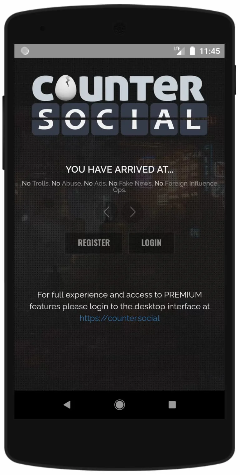 CounterSocial Screenshot 1
