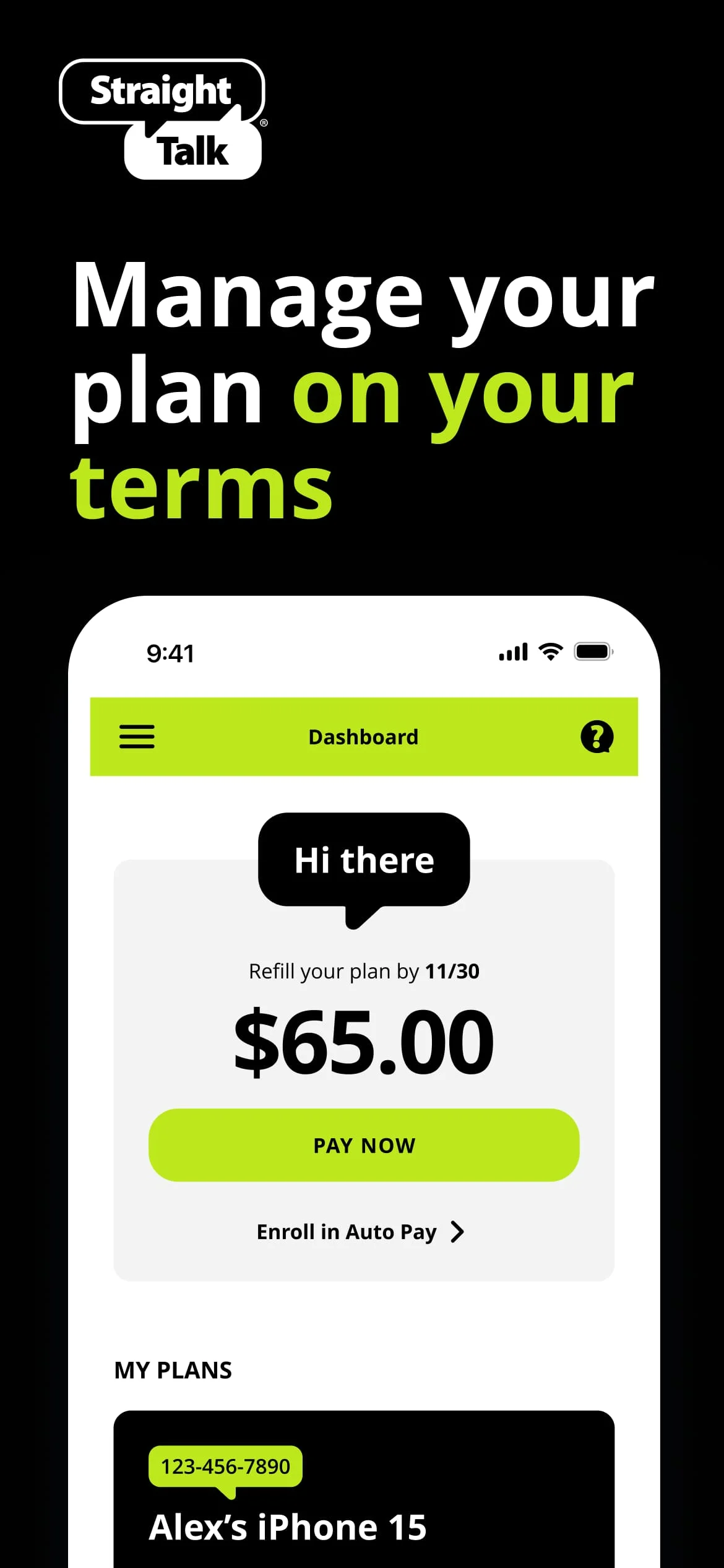 Straight Talk My Account Screenshot 1