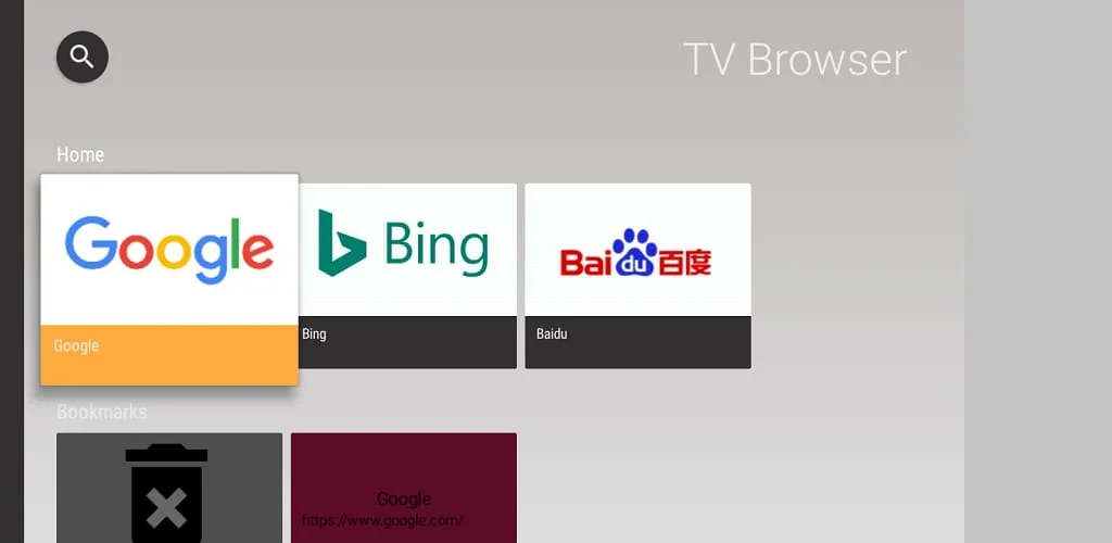 TV-Browser Internet Screenshot 1