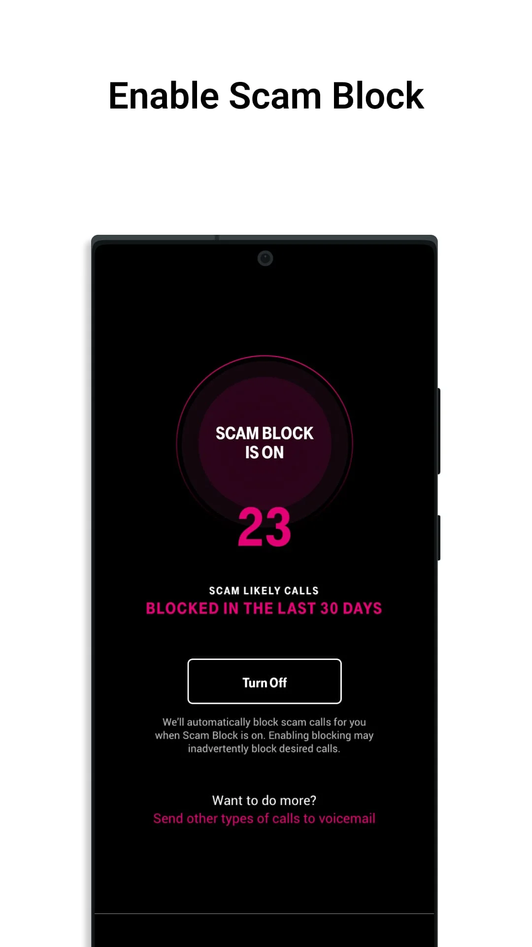 T-Mobile Scam Shield Screenshot 1