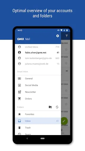 GMX - Mail & Cloud Screenshot 2