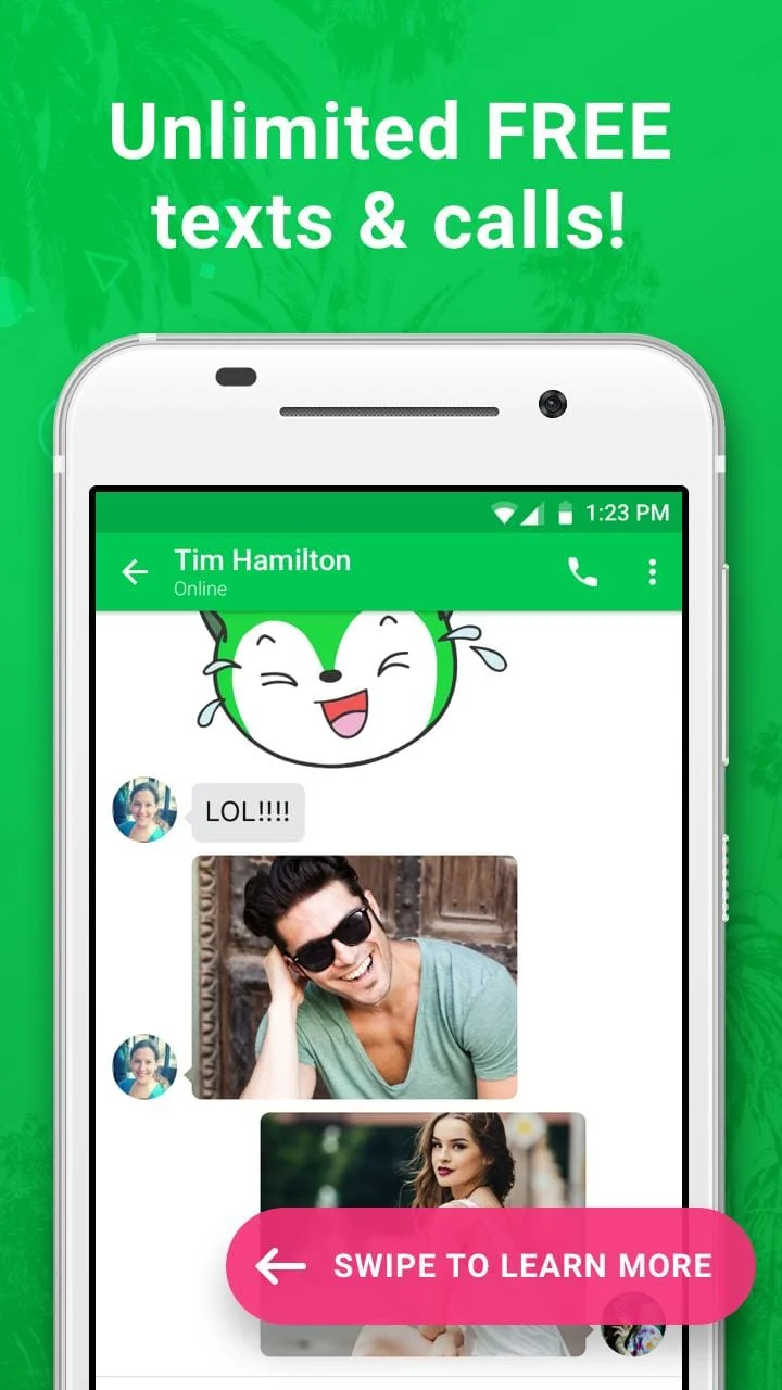 Nextplus: Phone # Text + Call Screenshot 1