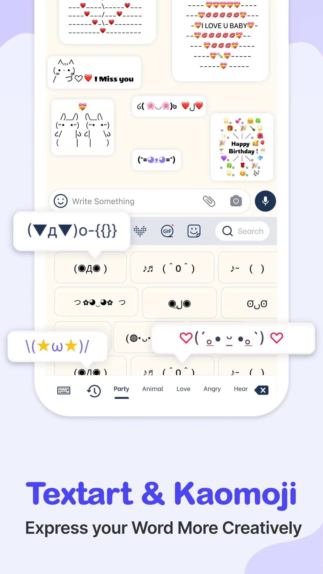 Photo Keyboard themes, Font Screenshot 3
