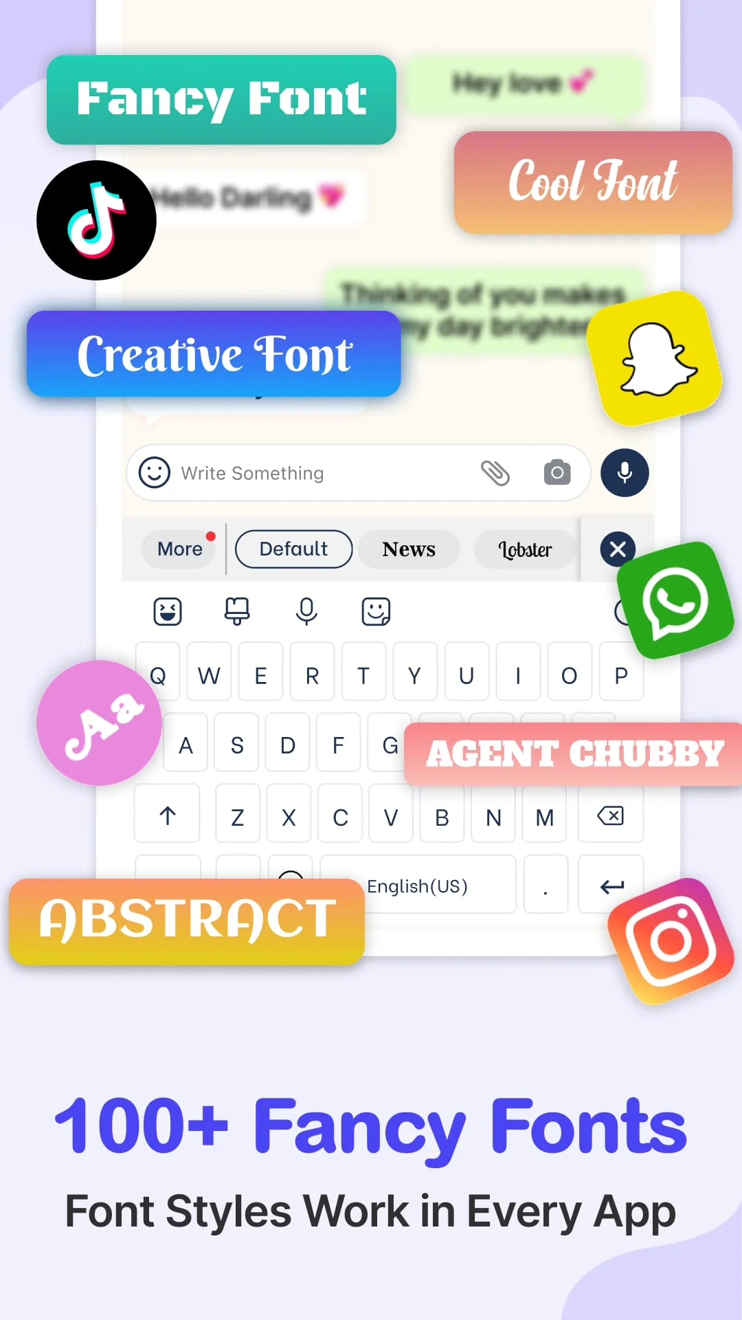 Photo Keyboard themes, Font Screenshot 4