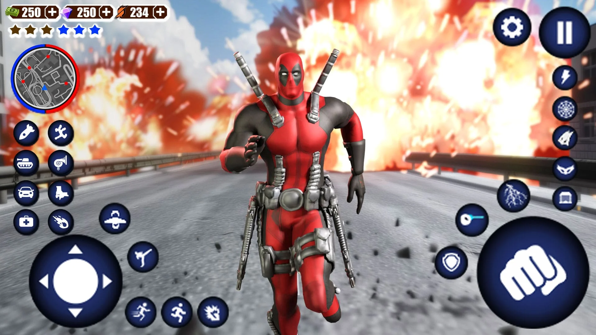 Miami Rope Hero Spider Games Screenshot 2