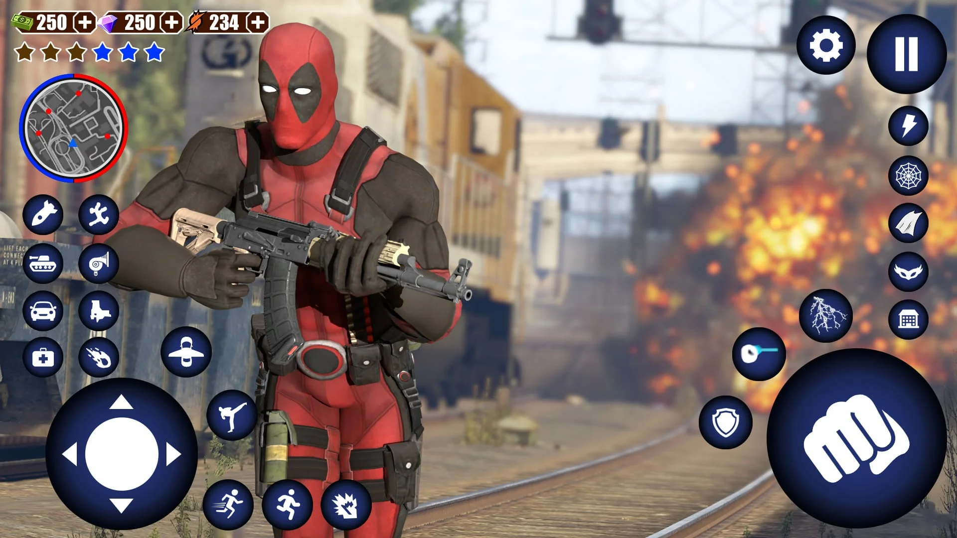 Miami Rope Hero Spider Games Screenshot 4