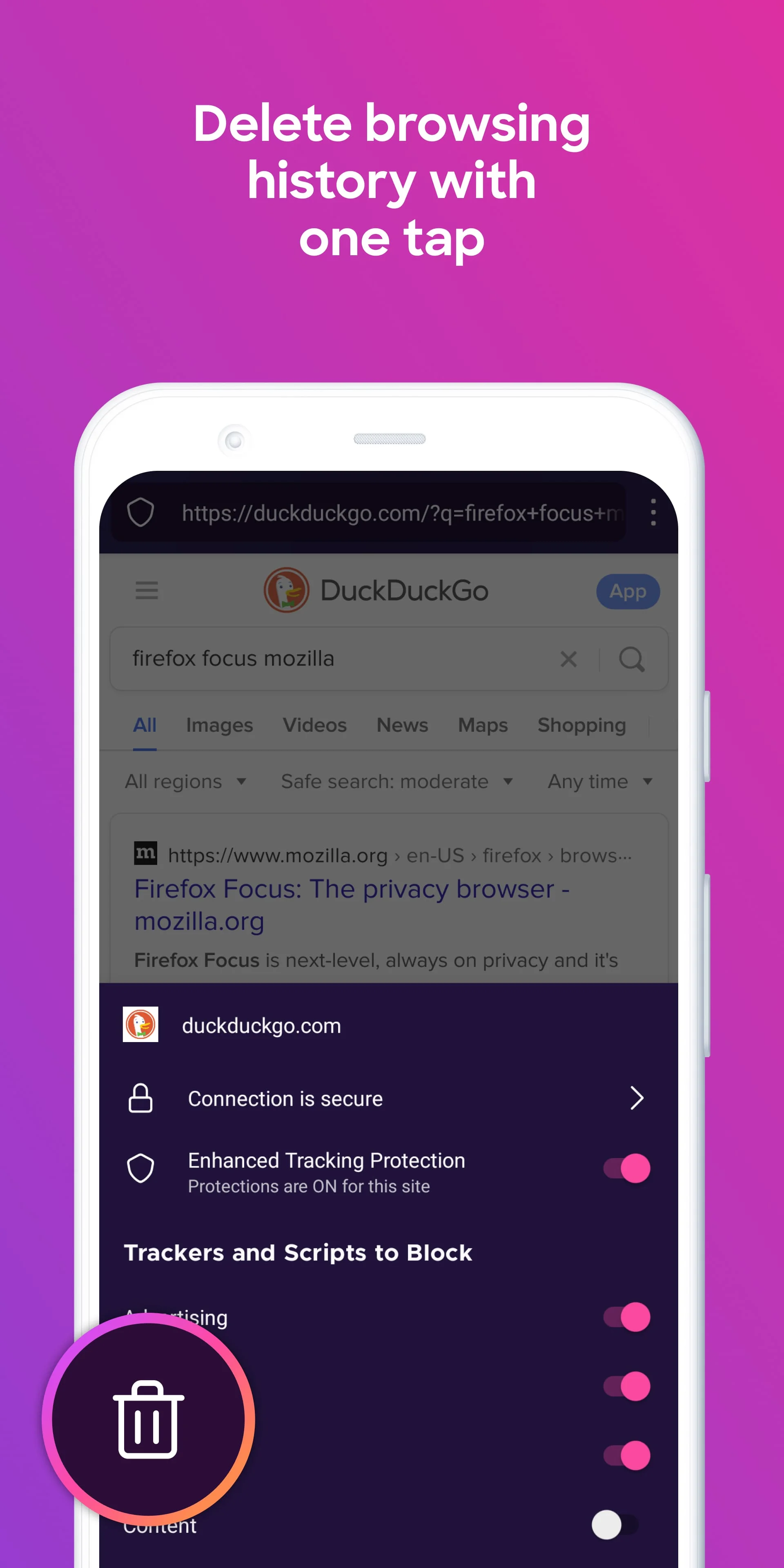 Firefox Focus: No Fuss Browser Screenshot 2
