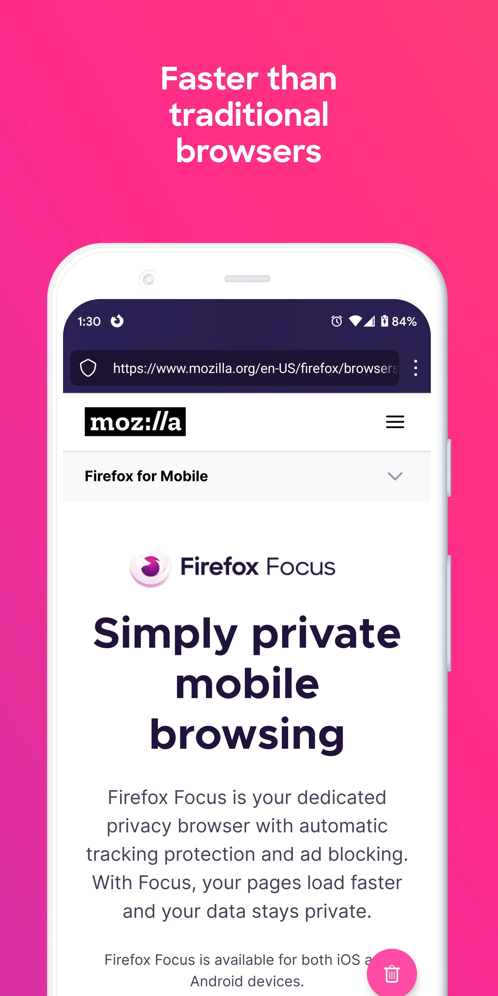 Firefox Focus: No Fuss Browser Screenshot 4