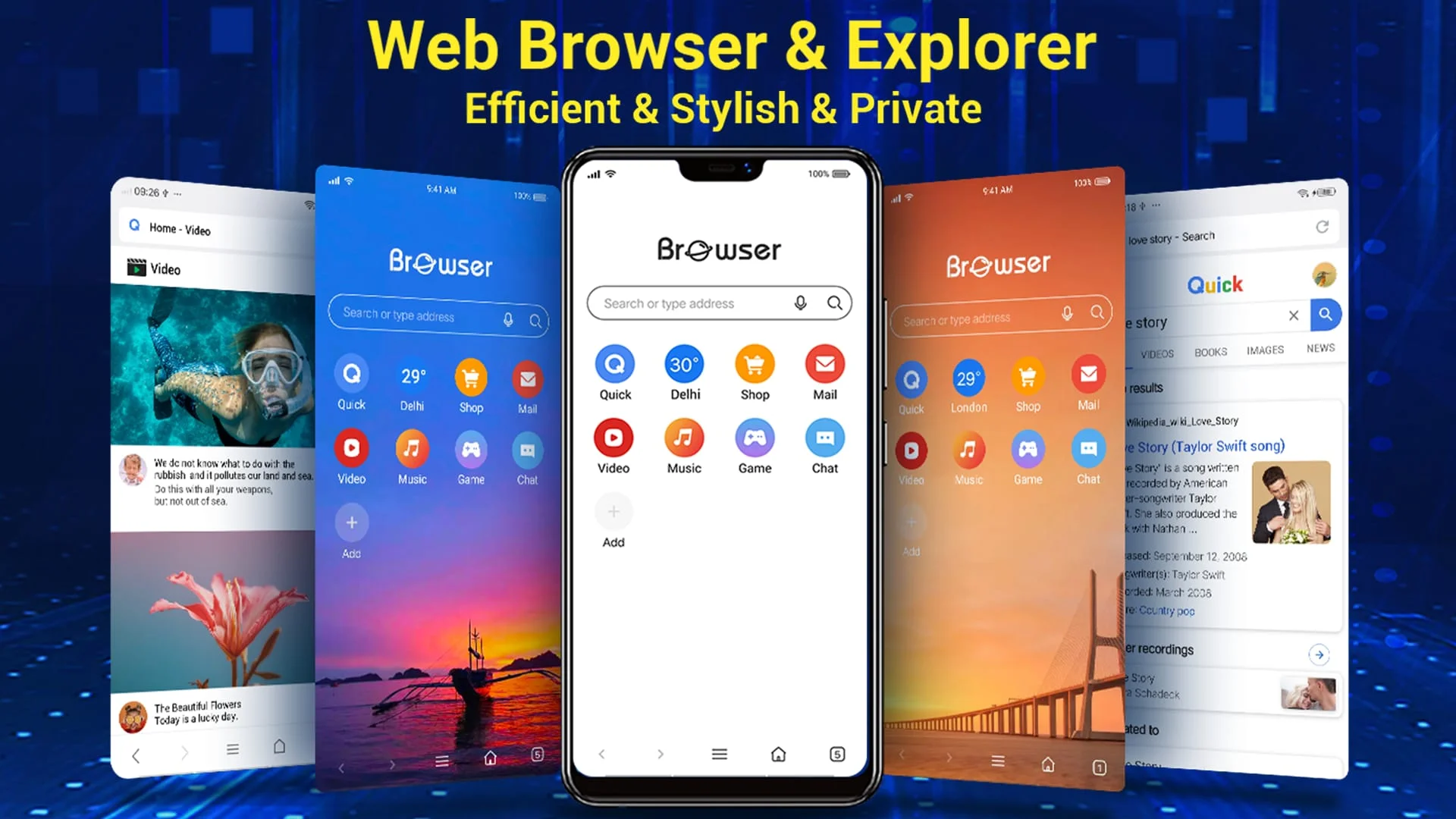 Browser for Android Screenshot 1